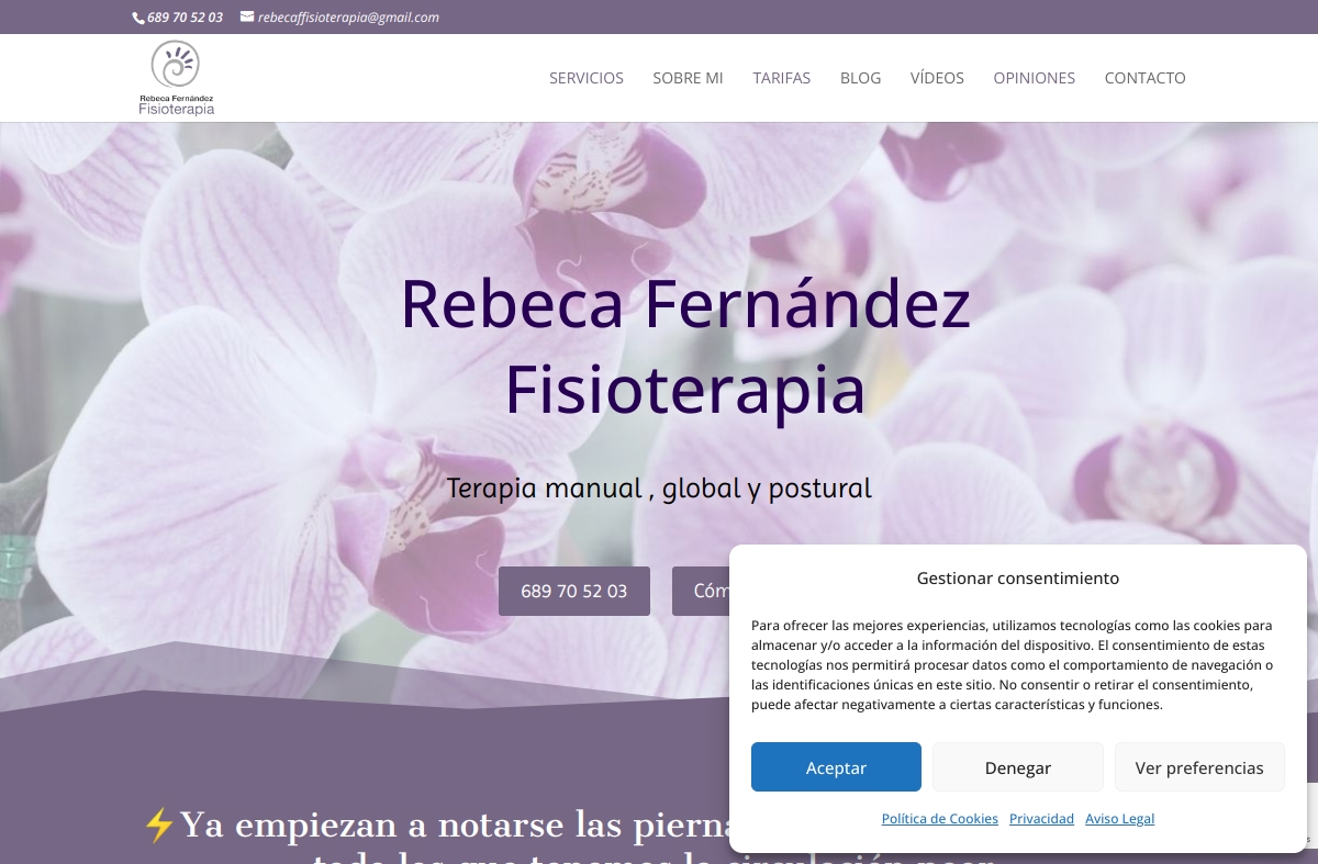 Rebeca Fernández Fisioterapia