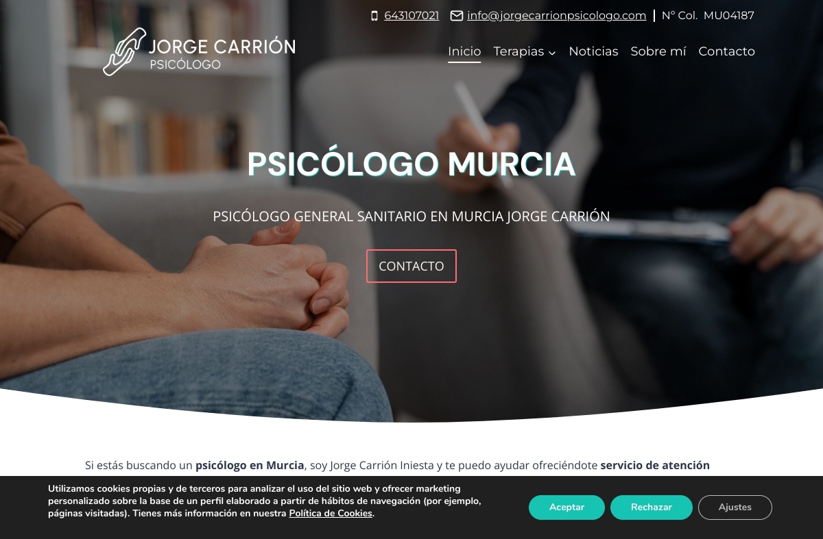 Jorge Carrión Psicólogo